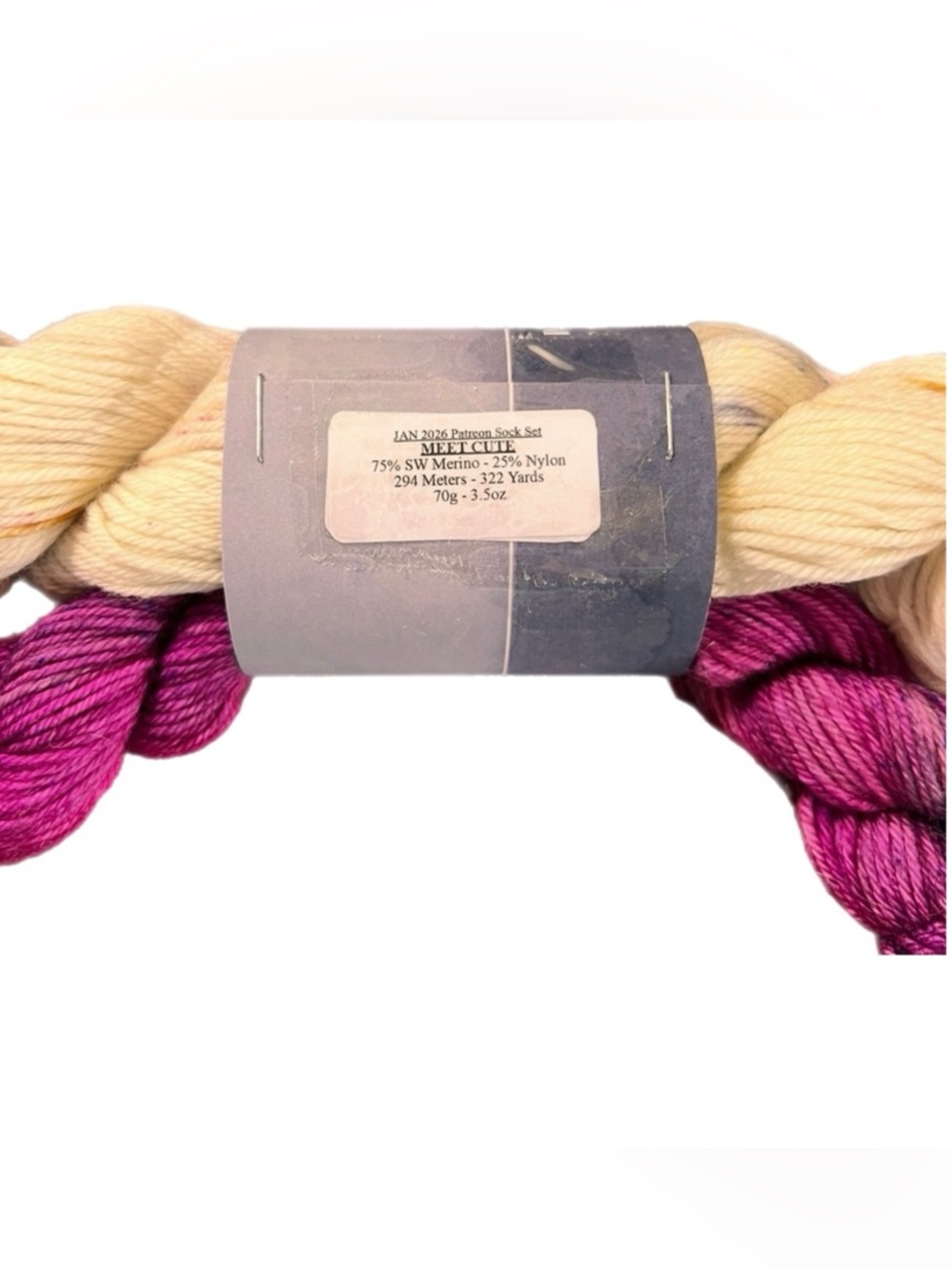 NWT A Homespun House Yarn Skein Sock Set - Picture 2 of 2